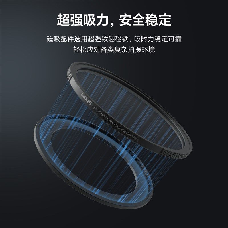 VAXIS威固滤镜磁吸转接环套装 适配67mm 72mm 77mm 82mm接口 螺纹 - 图1