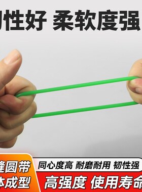 聚氨酯圆皮带PU圆带一体无缝圆形O型电机工业传动磨刀机钢化炉带