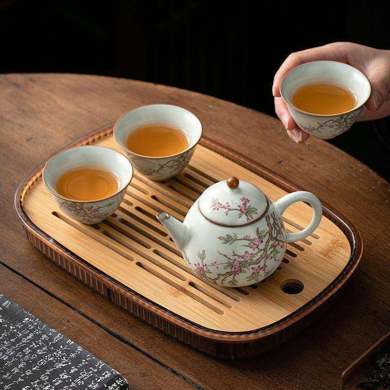 米黄汝窑茶具茶壶泡茶家用单壶泡茶壶套装2023新款小茶壶西施壶,淘宝优惠券,粉丝福利购,淘宝优惠卷