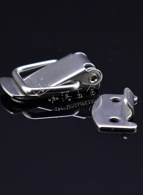 特小号304不锈钢扁嘴搭扣锁鸭嘴扣工具箱扣锁扣5106A保险箱扣搭扣