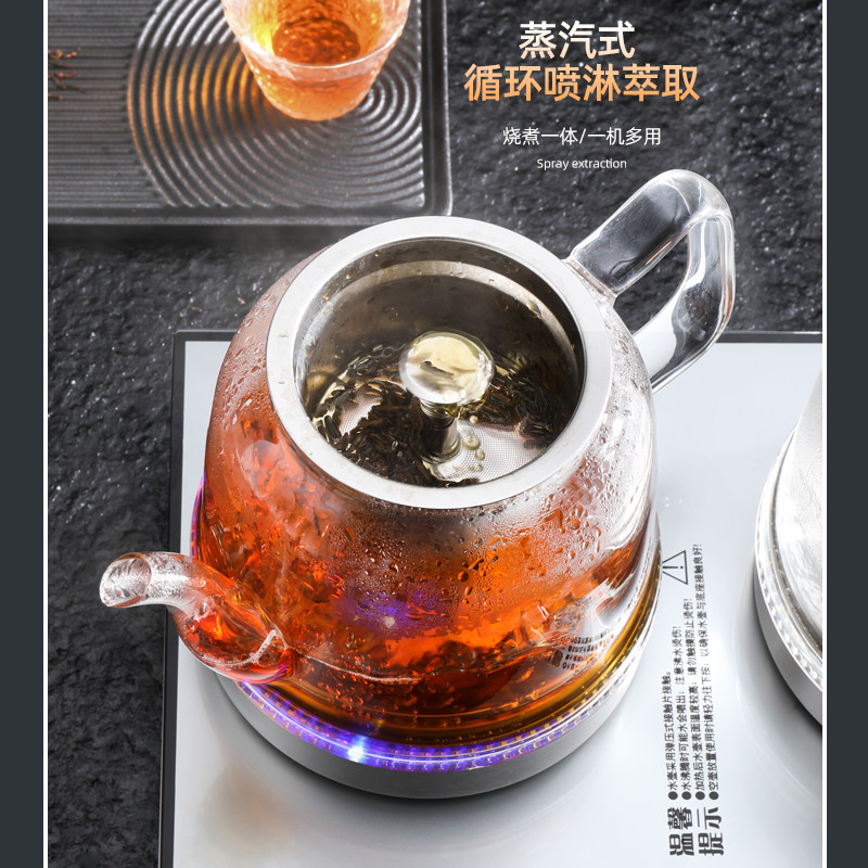 全自动底部双上水电热烧水壶茶台泡茶专用抽水一体茶具玻璃电茶炉,淘宝优惠券,粉丝福利购,淘宝优惠卷