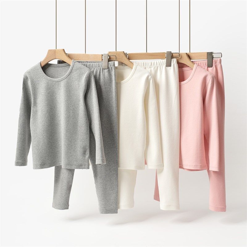 A类 新疆长绒棉 儿童磨毛内衣套装男女童纯棉秋衣秋裤中大童冬款,淘宝优惠券,粉丝福利购,淘宝优惠卷