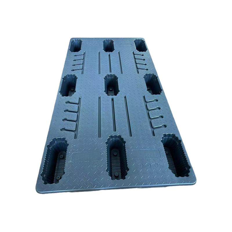 九脚吹塑塑料托盘物流托板叉车板工业仓库用卡板防潮垫板地牛铲板,淘宝优惠券,粉丝福利购,淘宝优惠卷