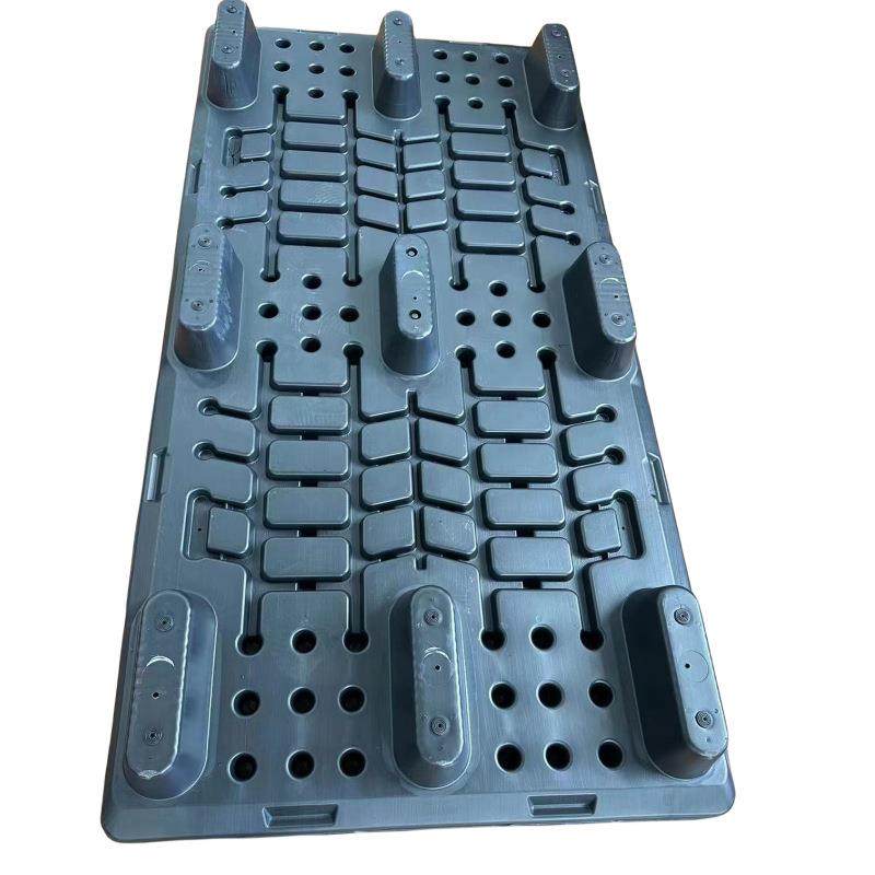 九脚吹塑塑料托盘物流托板叉车板工业仓库用卡板防潮垫板地牛铲板,淘宝优惠券,粉丝福利购,淘宝优惠卷