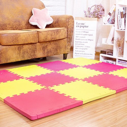 明德地垫泡沫垫宝宝爬行垫儿童爬爬垫45x45边长加厚送边条拼接垫 - 图2