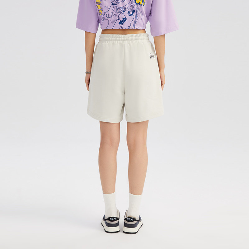 Fun潮牌休闲短裤女2025年夏季新款加菲猫卡通运动短裤,淘宝优惠券,粉丝福利购,淘宝优惠卷