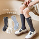 ເດັກຍິງ calf socks ພາກຮຽນ spring ແລະດູໃບໄມ້ລົ່ນແບບ Princess ແບບ