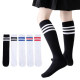 Summer socks ເດັກຊາຍແລະເດັກຍິງບາງໆບານເຕະ combed ຖົງຕີນນັກສຶກສາຝ້າຍ