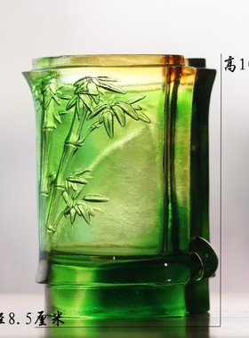 琉璃节节高竹子笔筒摆件家用教师节学习送礼祝福桌面摆放装饰礼品