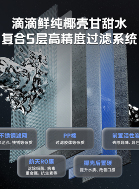 瑞迪生台式净饮加热一体免安反渗透直饮过饮水