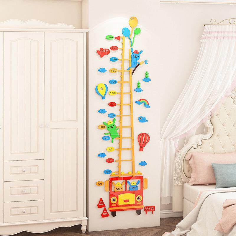 儿童身高贴3d卡通汽车测量身高尺男孩房间布置墙面装饰床头墙贴纸,淘宝优惠券,粉丝福利购,淘宝优惠卷