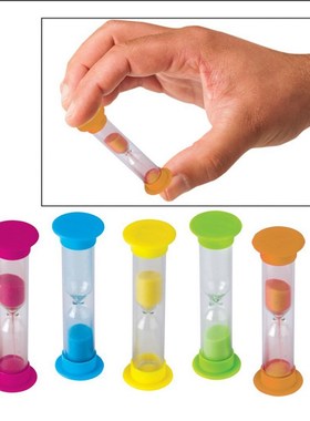 六个沙漏套装30秒 1 2 3 4 5 10分钟计时器创意儿童桌面玩具礼物