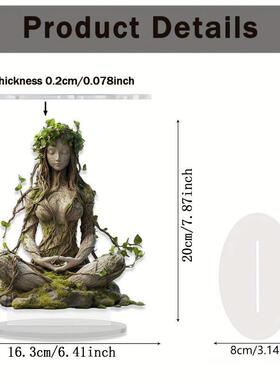 一个创意 JIT波希米亚女神像神奇个性造型压克力立牌装饰桌面摆件