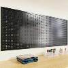 Gaming room metal hole board storage rack black wall hanging board computer desk wall storage display rack styling wall