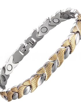 韩版钛女款不锈钢能量粒手链