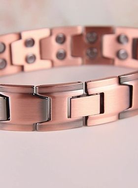 男款红铜众磁石手链简约时尚