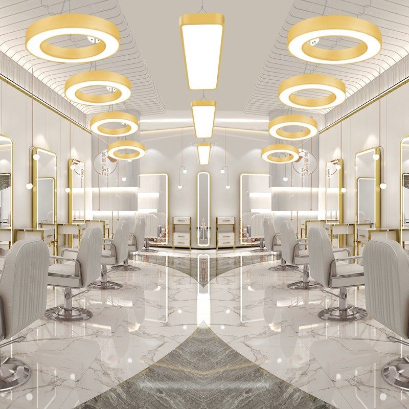 理发店吊灯超亮LED长条灯网红店铺发廊专用灯美甲美容美发店顶灯,淘宝优惠券,粉丝福利购,淘宝优惠卷