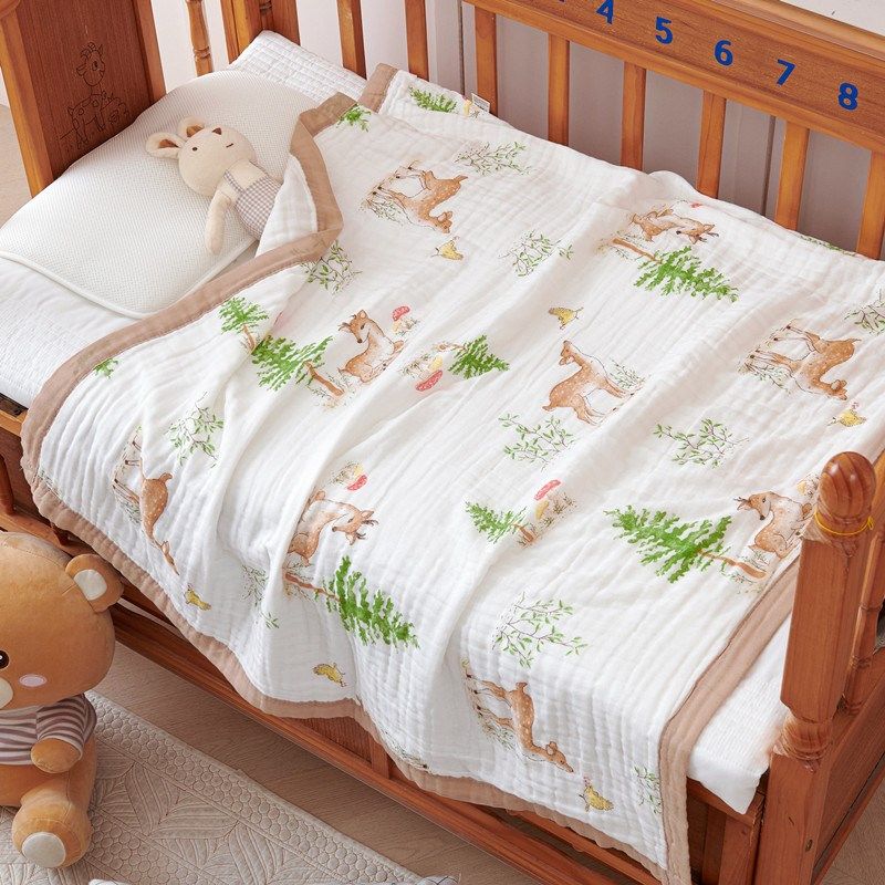 六层纯棉纱布盖被盖毯午睡毯子毛巾被夏季幼儿园儿童婴儿宝宝被子,淘宝优惠券,粉丝福利购,淘宝优惠卷