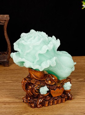 白菜摆件 客厅电视酒柜玄关装饰客厅桌面店铺开业礼品