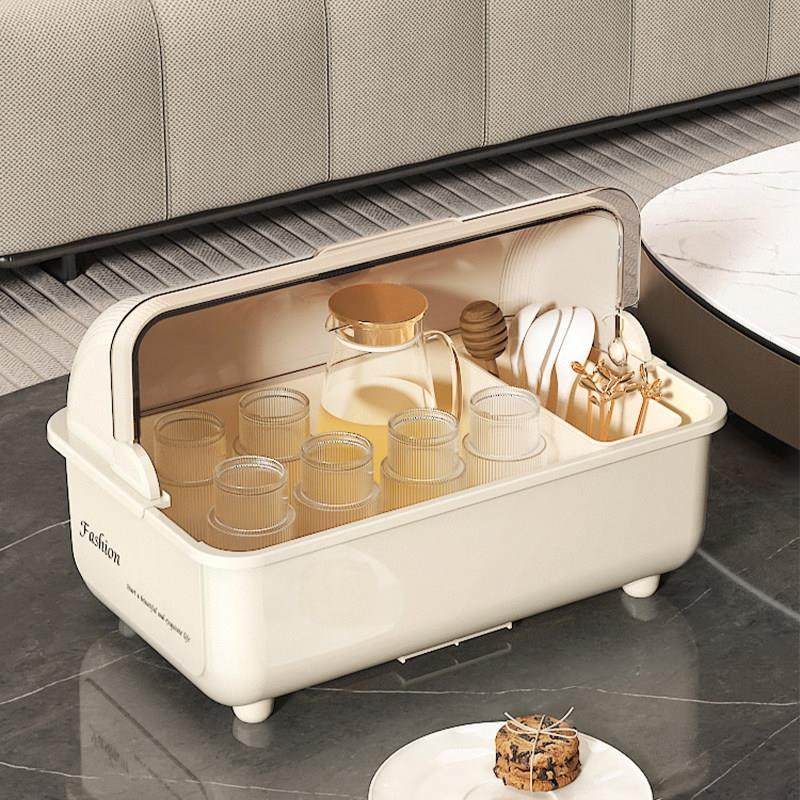 碗筷收纳盒放碗碟餐具收纳层架厨房家用多功能带翻盖沥水置物架碗,淘宝优惠券,粉丝福利购,淘宝优惠卷