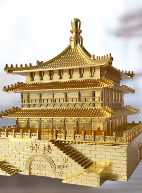 西安旅游纪念品中国风特色礼品小礼物钟楼摆件出国送老外