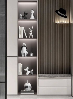 现代简约酒柜软装饰品摆件客厅电视柜书房轻奢高档餐边柜家居摆设