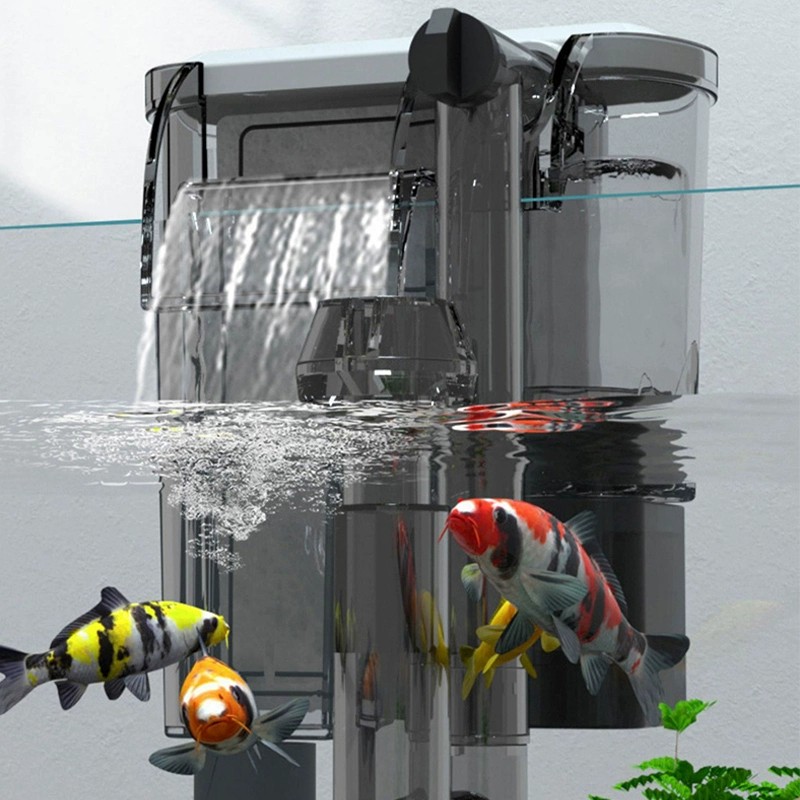 Fish tank filtration and oxygen generator all-in-one water purification circulation three-in-one water pump small submersible oxygen pump fish farming water system