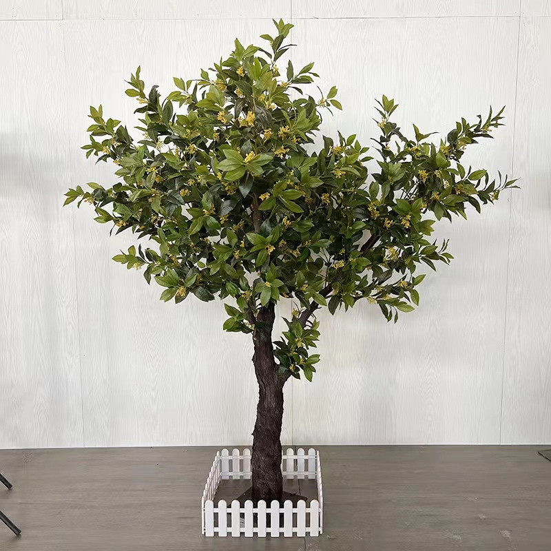 仿真桂花树酸角树大型仿真树许愿树酒店商场大堂中秋节装饰落地摆,淘宝优惠券,粉丝福利购,淘宝优惠卷