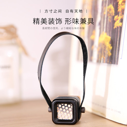 车载香水车用香薰挂件悬挂式后视镜挂饰汽车车上小车内扩香器男女 - 图0