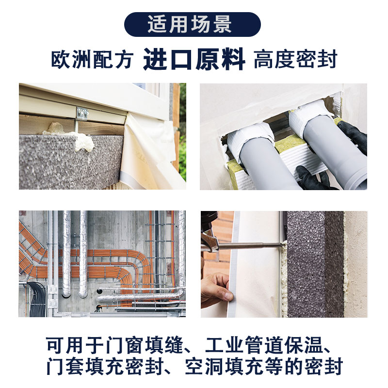发泡胶泡沫填缝剂发泡剂防火防水密封膨胀剂美缝剂进口tytan顶泰 - 图1