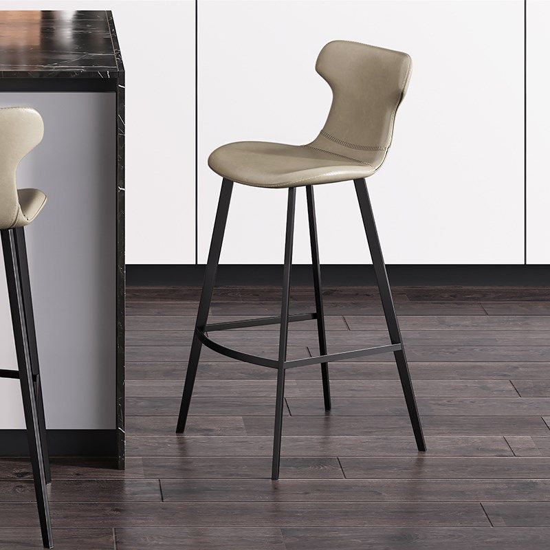 欧式吧台椅高脚凳子酒吧椅子简约家用轻奢设计师款中岛台椅凳7150,淘宝优惠券,粉丝福利购,淘宝优惠卷