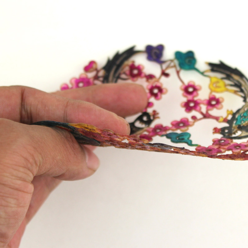 陕西西安皮影戏工艺品镜框家居摆件摆台装饰画吉祥花鸟送友人,淘宝优惠券,粉丝福利购,淘宝优惠卷