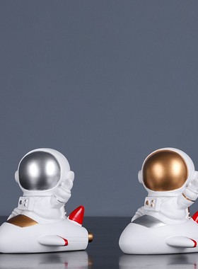 创意宇航员摆件 北欧风太空人小摆设室内网红房间客厅酒柜装饰品