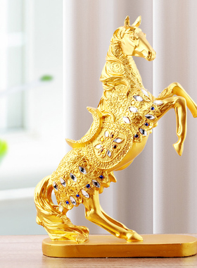 创意鹿摆件一对新中式家居客厅玄关装饰品招财梅花鹿乔迁新居礼品