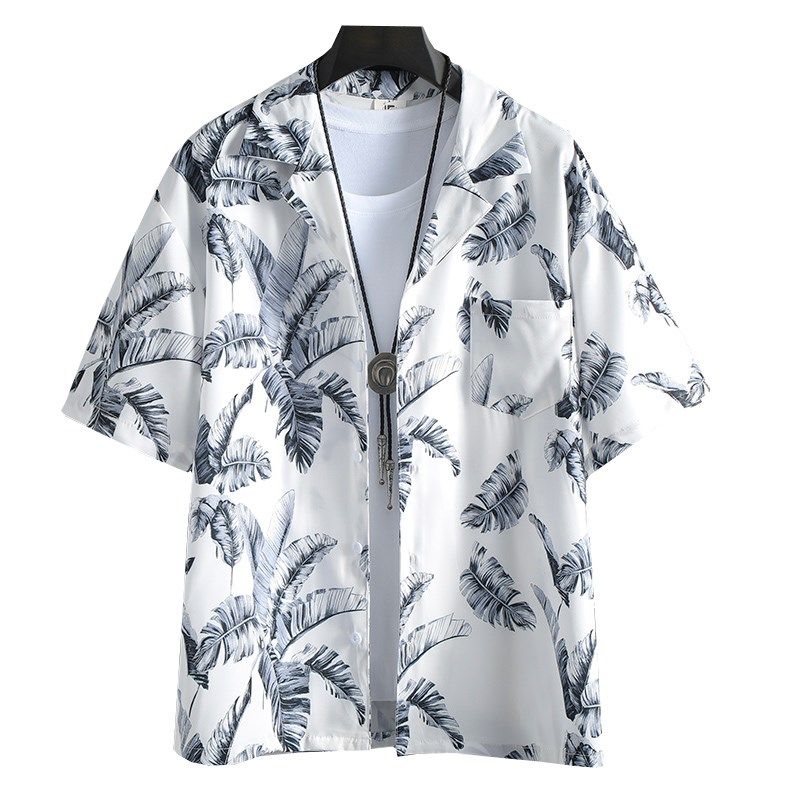古巴领短袖花衬衫男海南三亚夏威夷海边度假旅游情侣沙滩短裤套装,淘宝优惠券,粉丝福利购,淘宝优惠卷