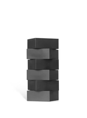 现代黑色几何金属插器样板房客厅餐桌茶几饰品