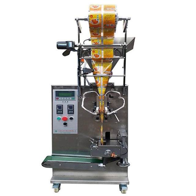 Guangzhou small bag-feeding powder packaging machine cutting metering screw flour starch powder packaging equipment