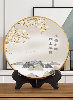 十字架饰品装饰晶瓷盘家摆卧室摆件礼物礼品时尚简约家具摆设