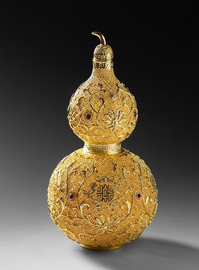 丝葫芦铜工艺品福禄寿装饰艺术品办公桌家居客厅玄关礼品