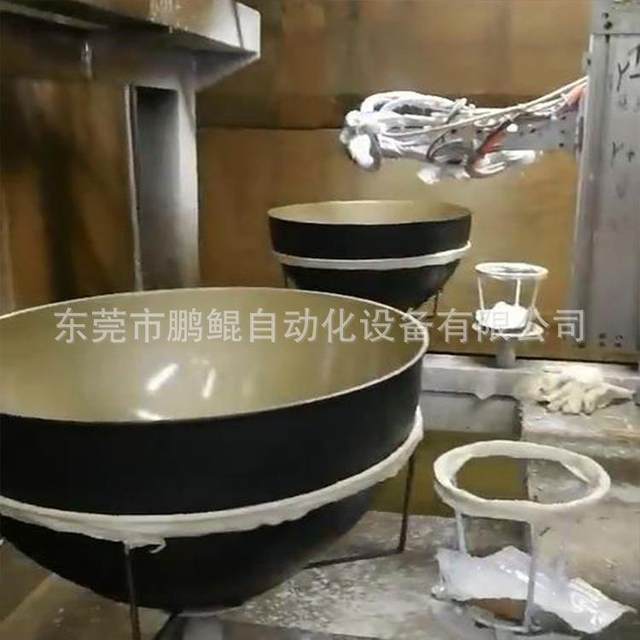 Zhongshan Henglan lampshade spraying machine lamp fixture lamp cup automatic painting equipment small and medium-sized lighting lamp bowl oil spraying machine