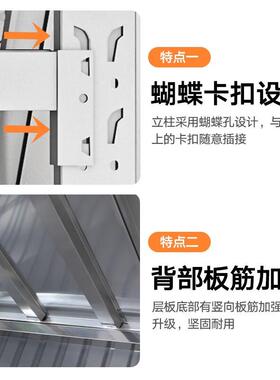 青岛不锈钢中型货架仓储仓库商用置物架厨房冷库冻库地下室储物架