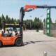 Shanghai OKP tons 4 tons 5 tons forklift flying arm crane unloading heavy truck forklift delivery and installation