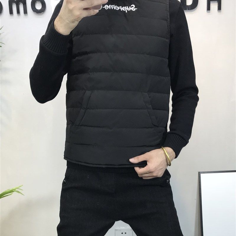 初高中生羽绒棉内胆打底马甲男内搭套在校服里面穿的保暖神器马加,淘宝优惠券,粉丝福利购,淘宝优惠卷