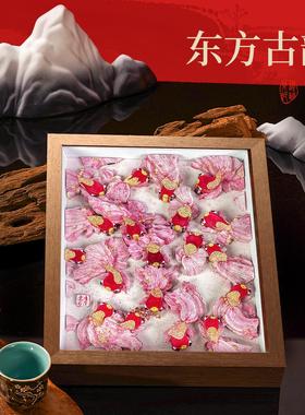 锦鲤桌面摆件玄关非遗剪纸文创乔迁礼物创意礼品书房高端创意招财