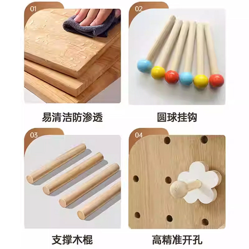 Guansheng pine cream style light luxury ENF grade board entrance