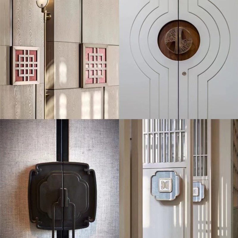 现代大门拉手高档订制日系玻璃大门把手实木门酒店包厢会所推 - 图3