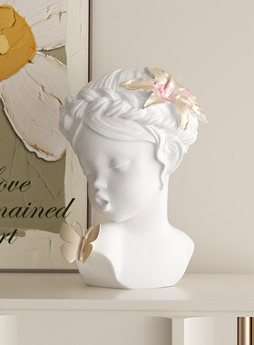 奶油风抽象人物艺术现代家居酒柜办公室书房雕塑级感装饰品