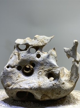 天然奇石太湖石原石摆件鱼缸造景假山景观石盆景附石观赏石灵璧石