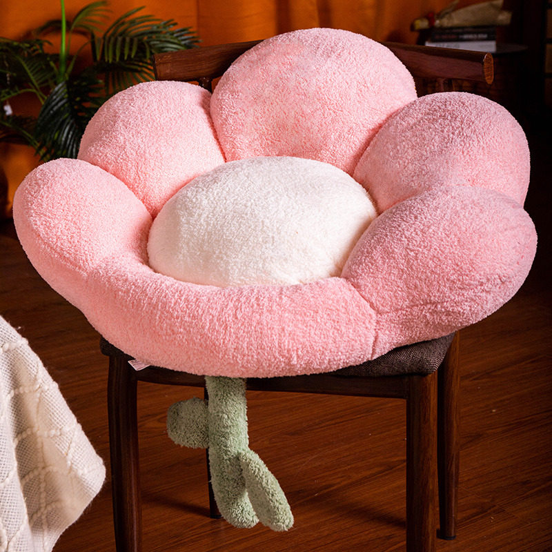 in风抱枕沙发客厅花朵飘窗靠垫靠背垫床头靠枕蒲团坐垫家用地上 - 图0