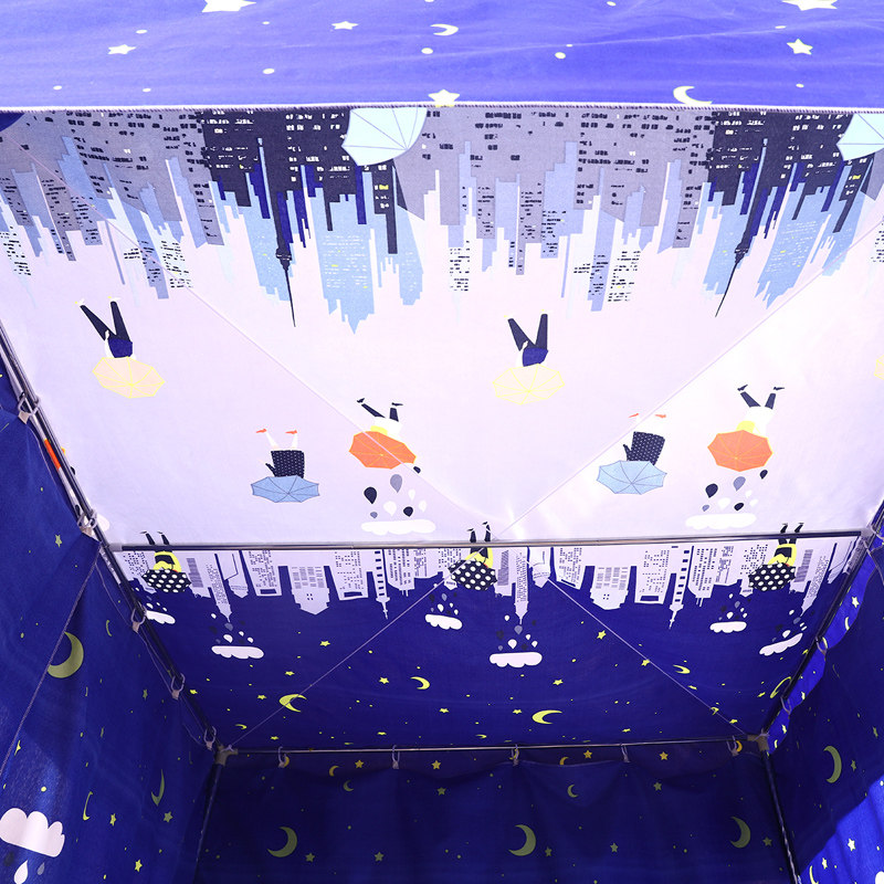 家用床帘防尘顶防风遮光布卧室单双人床幔1.5m蚊帐欧式1.8米床1.2,淘宝优惠券,粉丝福利购,淘宝优惠卷